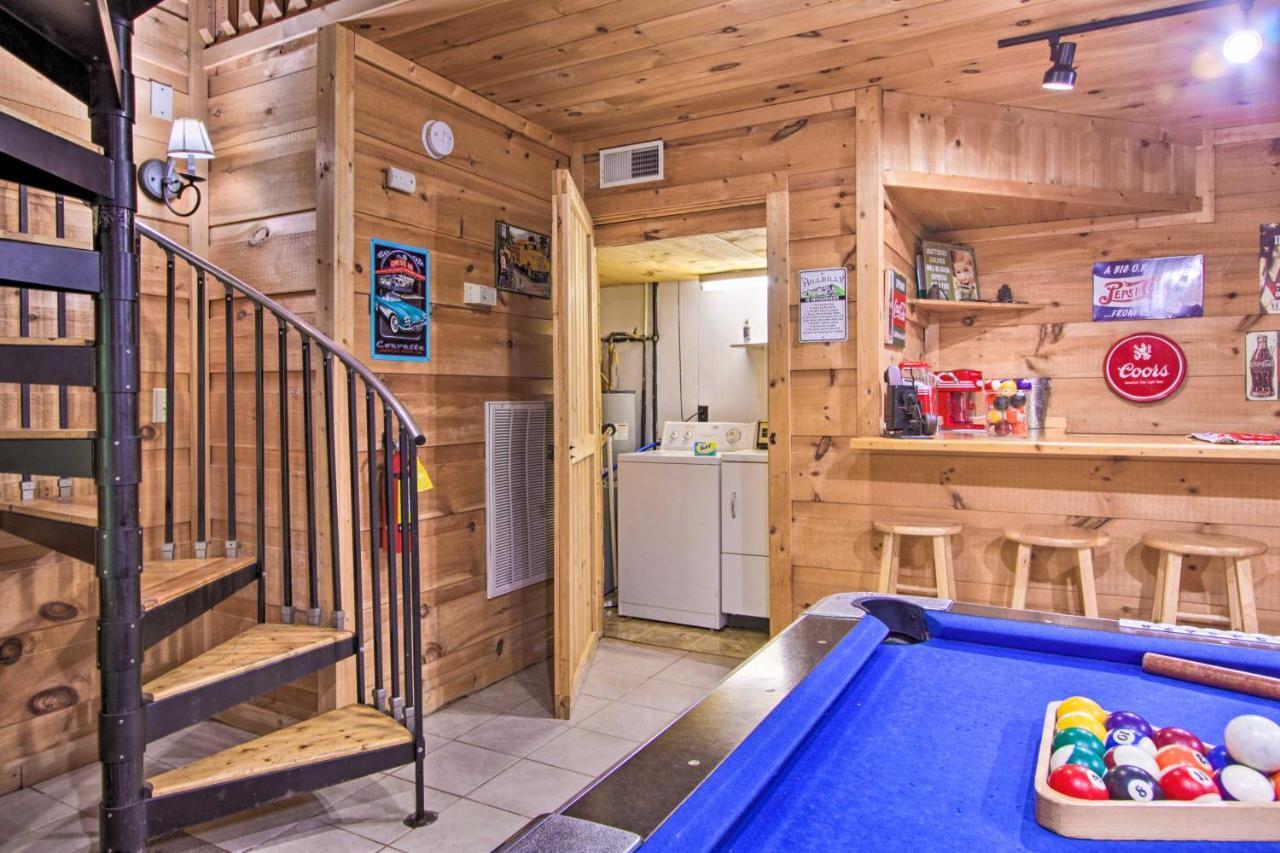 A-Frame Cabin With Hot Tub Less Than 1 Mi To Ober Gatlinburg Villa Exterior photo